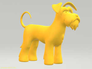 3D állat Schnauzer