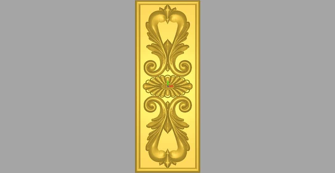 Legjobb minőségű díszítő minta design 3D modell fafaragás 71