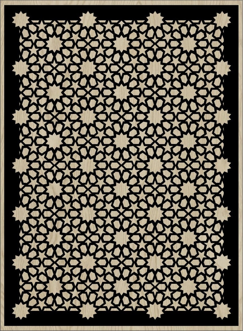 Dekoratív Résekkel Díszített Panel 41