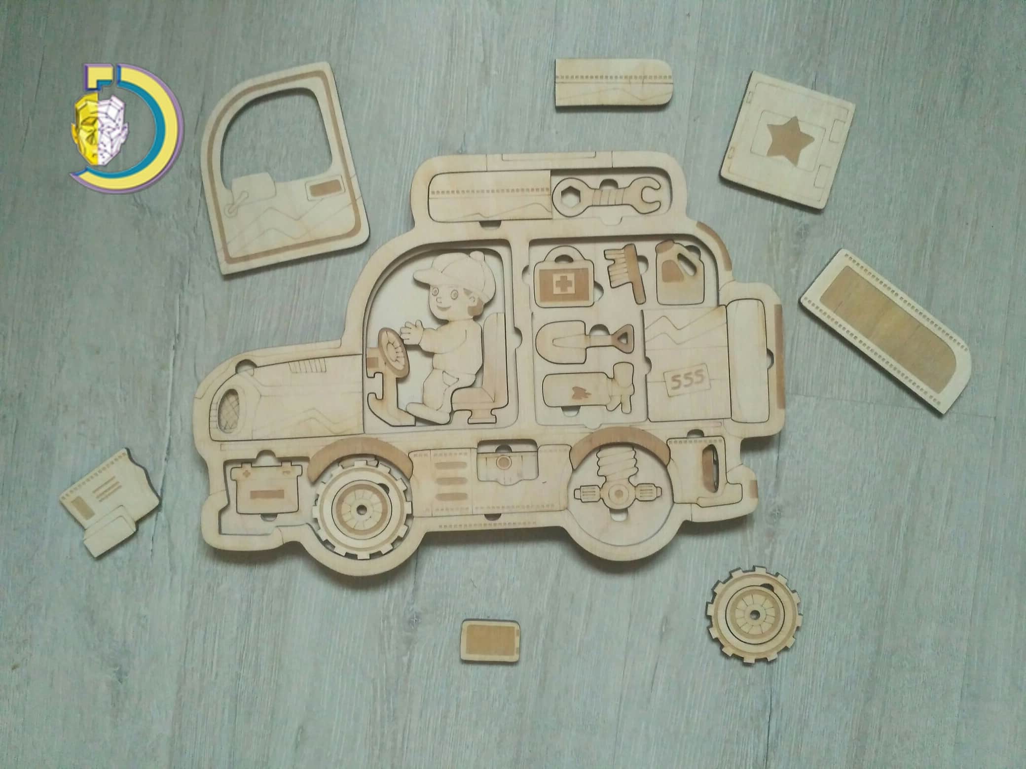 Kiváló Minőségű Kivágott Kirakó Puzzle Gyermekeknek