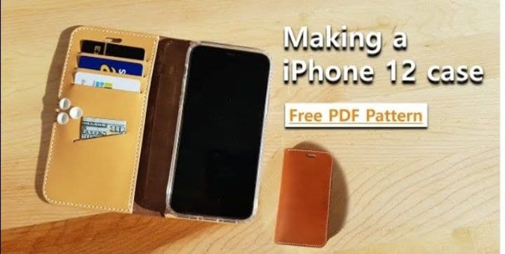 Bőr Tok iPhone 12-höz a HUE Workshop-tól